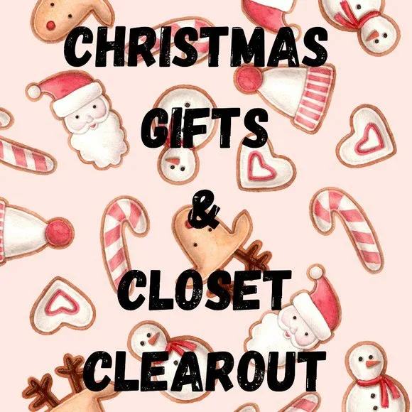 CHRISTMAS GIFTS & CLOSET CLEAROUT, SMALL & MEDIUM TOPS, BOTTOMS, AND DRESSES - Picture 1 of 2